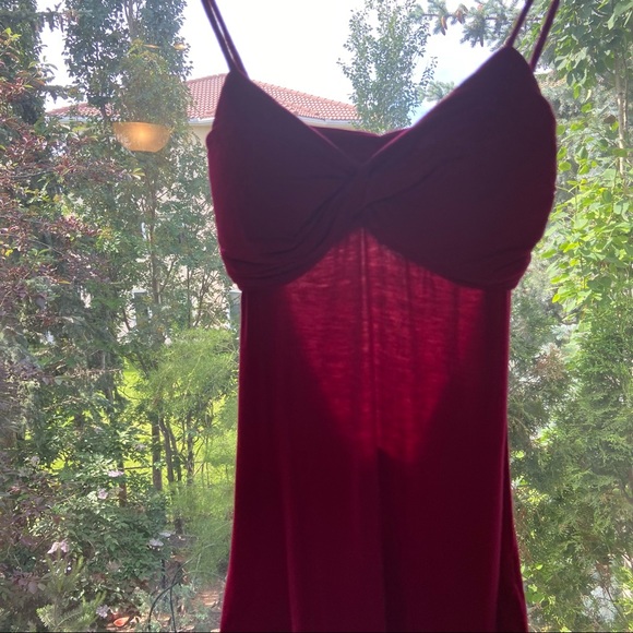 Red Padded Open Back Tank Top NWT Size XS - Picture 9 of 13